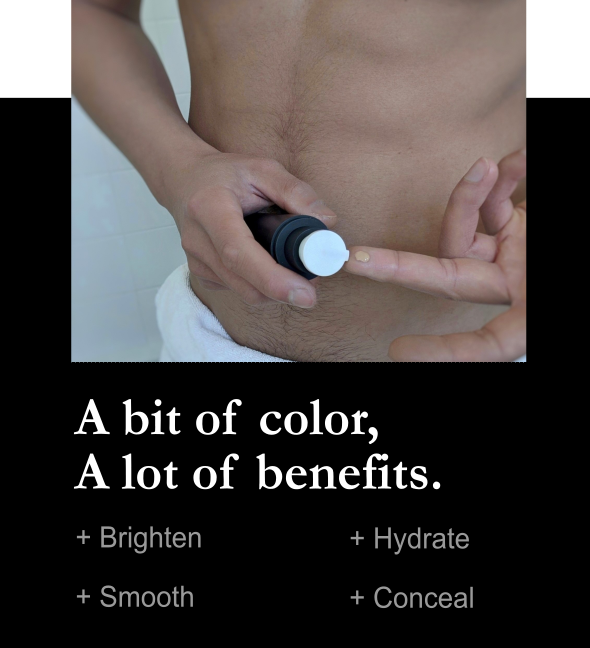 C4-Color-Correcting-Camo-Complex-Dispensing-On-Finger-Bathroom-Man-Towel-Bit-of-Color